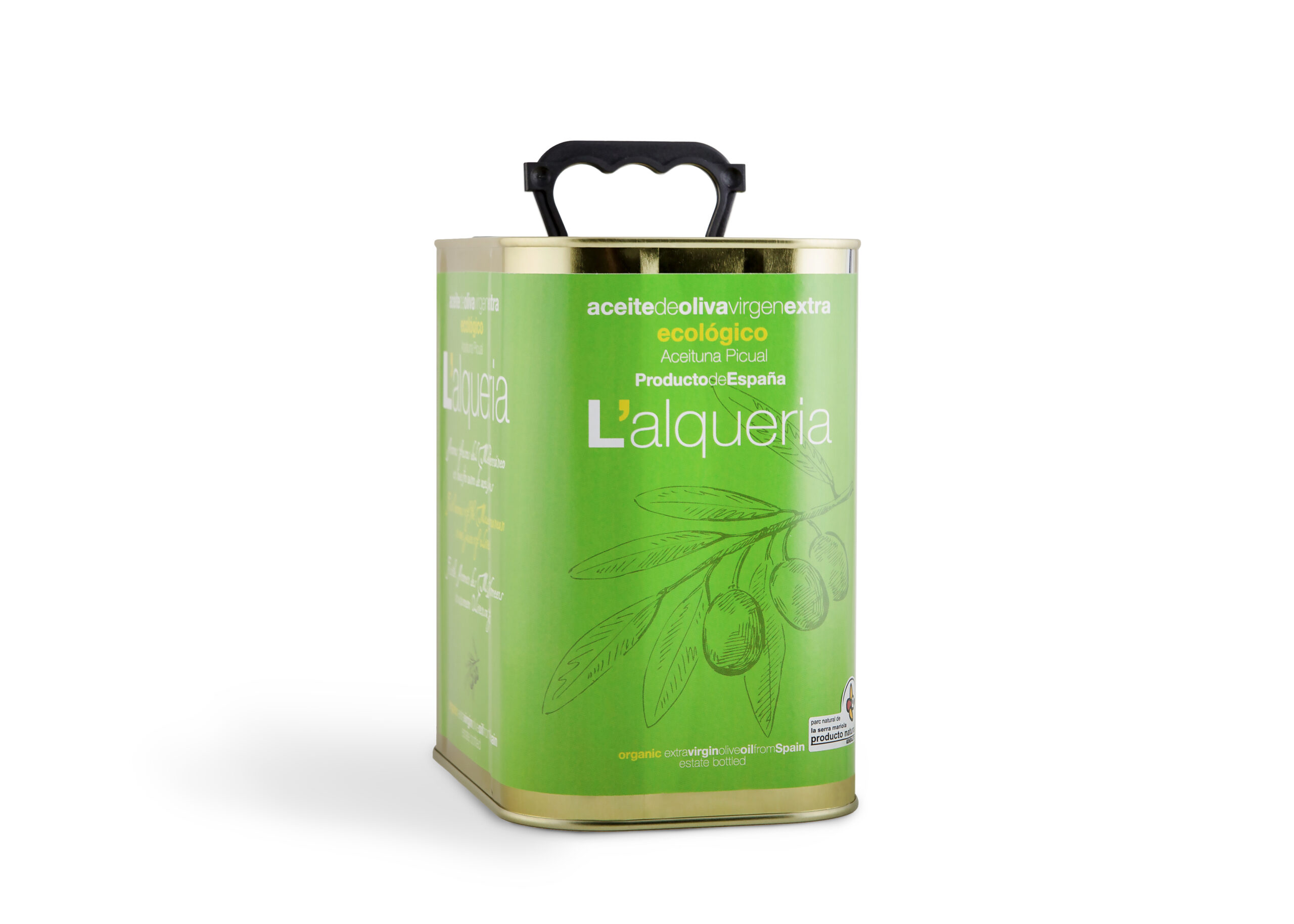 L’Alquería ekstra jomfruolivenolie PICUAL – 2,5 L