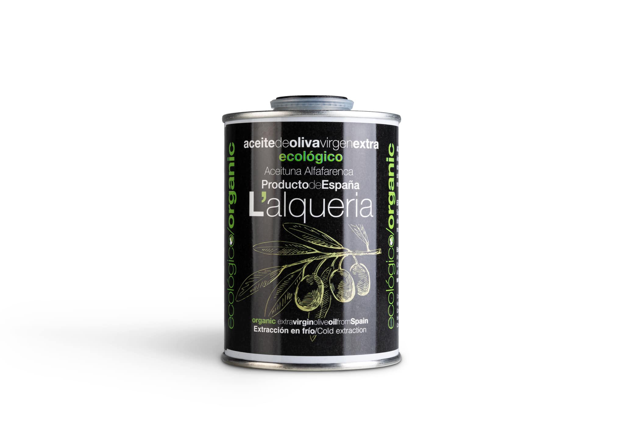 L’Alquería ekstra jomfruolivenolie – ALFAFARENCA – 250 ml – Metaldåse