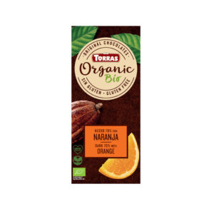 Mørk Økologisk Chokolade 70% med Appelsin