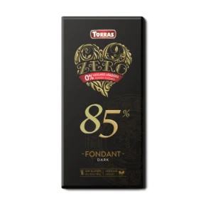 Mørk Økologisk Chokolade 85% (Sukkerfri)