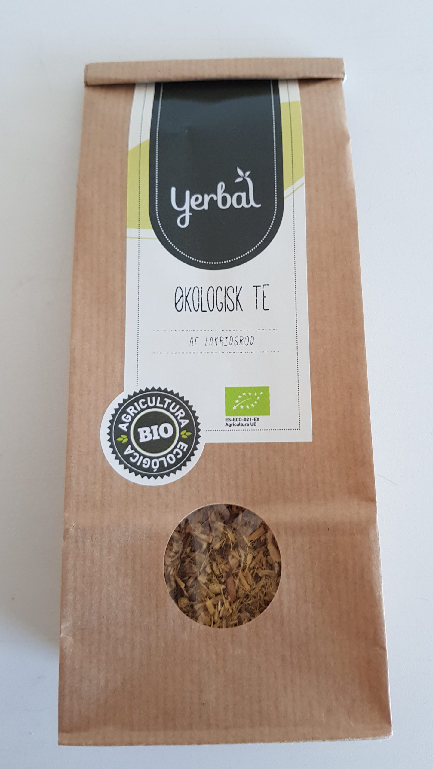 Økologisk te lavet af lakridsrod