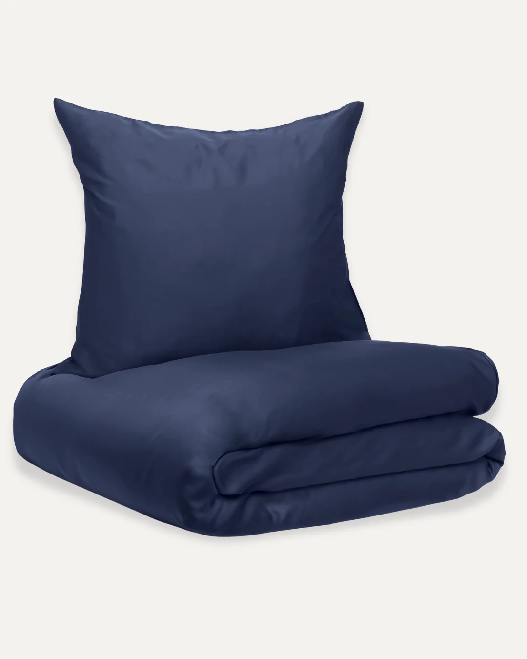 Bambus sengetøj 140 x 200 cm. Navy Blue