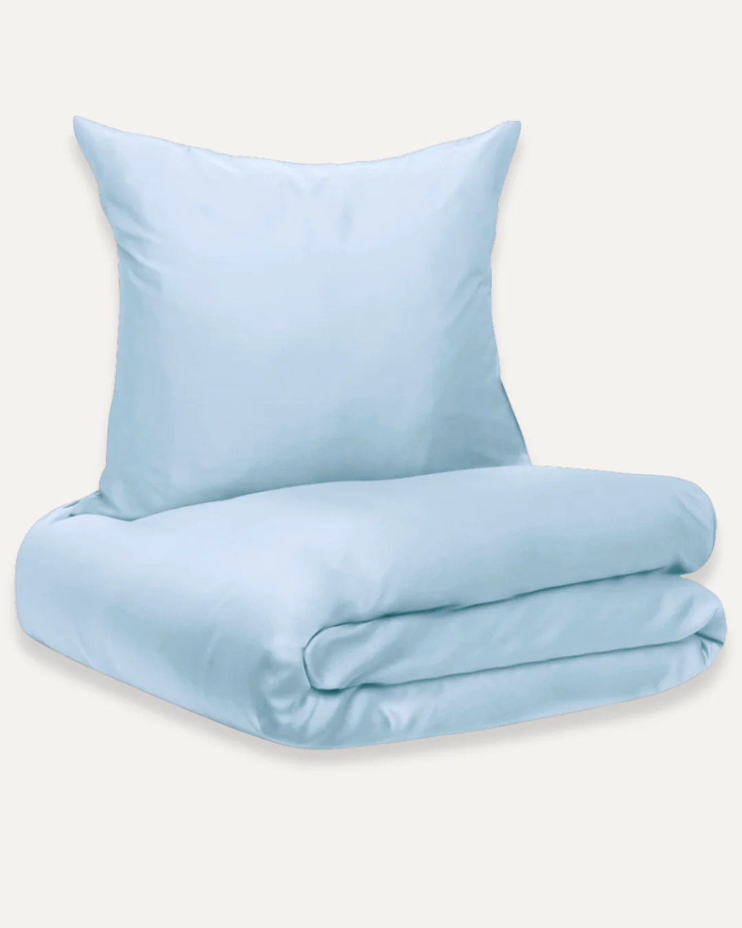 Bambus sengetøj 140 x 200 cm. light blue.