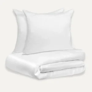 Bambus sengetøj dobbeltdyne 220 x 240 cm. White.
