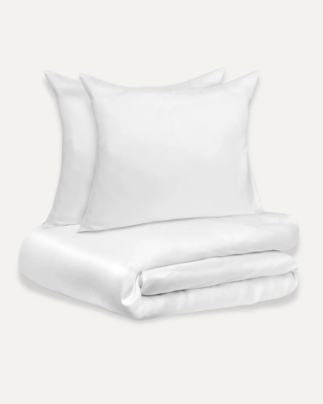 Bambus sengetøj dobbeltdyne 220 x 240 cm. White.