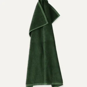 Bambus håndklæde 30 x 50 cm. Dark Green